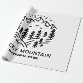 Nationaal park Rocky Mountain Cadeaupapier (Uitgerold)