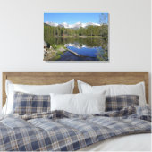 Nationaal park Rocky Mountain Canvas Afdruk (Insitu (Slaapkamer))
