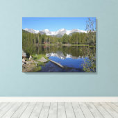 Nationaal park Rocky Mountain Canvas Afdruk (Insitu (Houten vloer))
