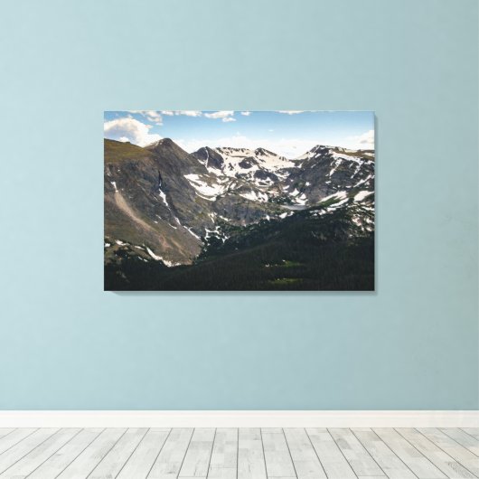 Nationaal park Rocky Mountain Canvas Afdruk (Insitu (Houten vloer))