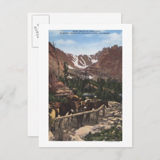 Nationaal park Rocky Mountain, CO Briefkaart (Voorkant / Achterkant)