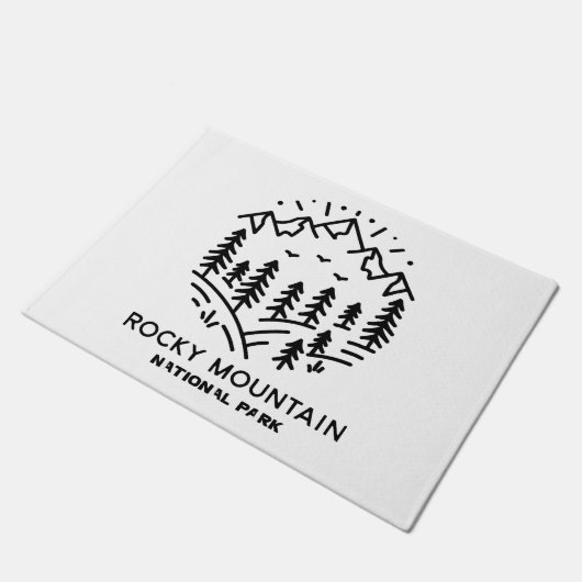 Nationaal park Rocky Mountain Deurmat (Schuin)