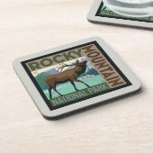 Nationaal park Rocky Mountain | Elk Bier Onderzetter (Linkerzijde)