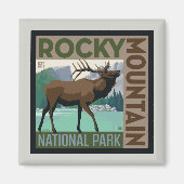 Nationaal park Rocky Mountain | Elk Magneet (Voorkant)