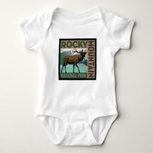 Nationaal park Rocky Mountain | Elk Romper (Voorkant)