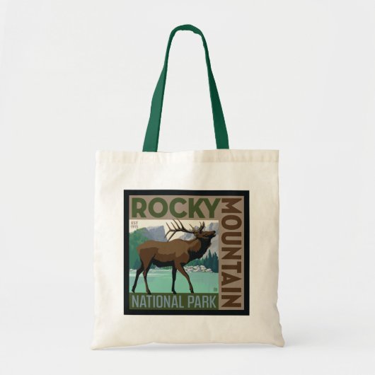 Nationaal park Rocky Mountain | Elk Tote Bag (Voorkant)