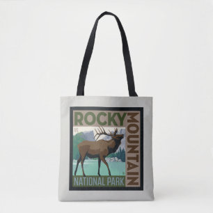 Nationaal park Rocky Mountain   Elk Tote Bag