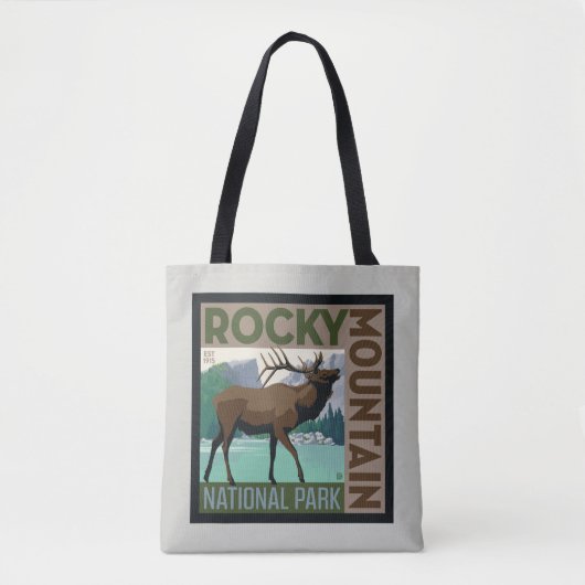 Nationaal park Rocky Mountain | Elk Tote Bag (Voorkant)