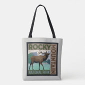 Nationaal park Rocky Mountain | Elk Tote Bag (Achterkant)
