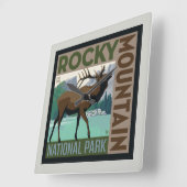 Nationaal park Rocky Mountain | Elk Vierkante Klok (Hoek)