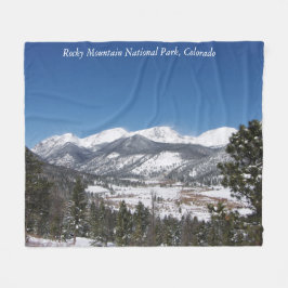 Nationaal Park Rocky Mountain Fleece Deken
