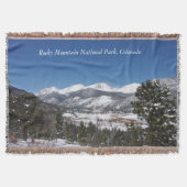 Nationaal Park Rocky Mountain gooit deken (Voorkant)