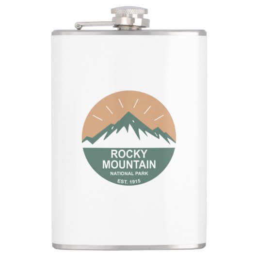 Nationaal park Rocky Mountain Heupfles (Voorkant)