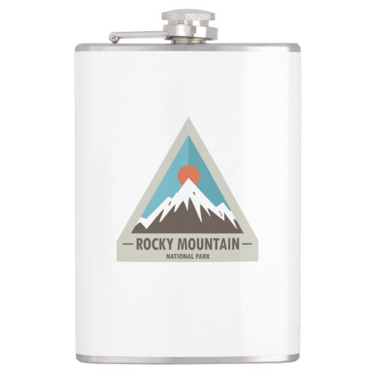 Nationaal park Rocky Mountain Heupfles (Voorkant)