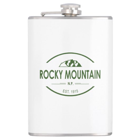 Nationaal park Rocky Mountain Heupfles (Voorkant)
