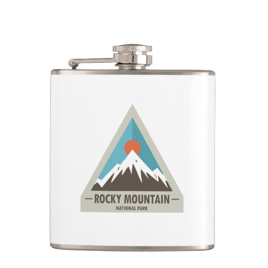 Nationaal park Rocky Mountain Heupfles (Voorkant)
