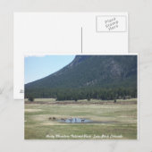 Nationaal park Rocky Mountain in Estes park, CO Briefkaart (Voorkant / Achterkant)