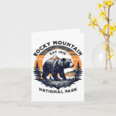 Nationaal park Rocky Mountain Kaart (Gele Bloem)