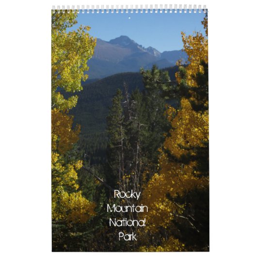 Nationaal park Rocky Mountain Kalender (Hoes)