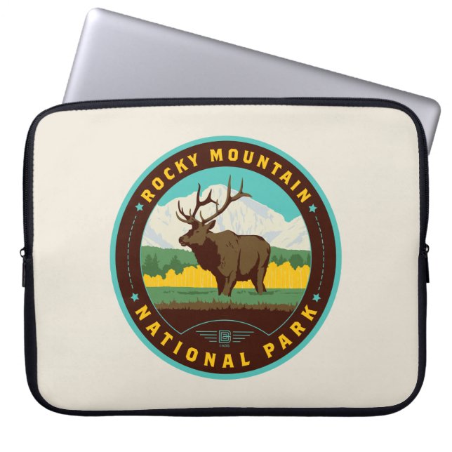 Nationaal park Rocky Mountain Laptop Sleeve (Voorkant)