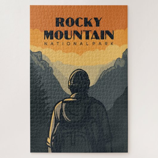 Nationaal Park Rocky Mountain Legpuzzel (Verticaal)