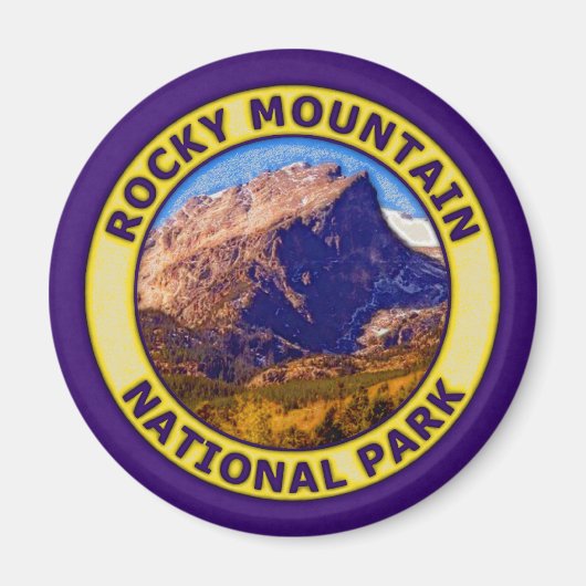 Nationaal park Rocky Mountain Magneet (Voorkant)
