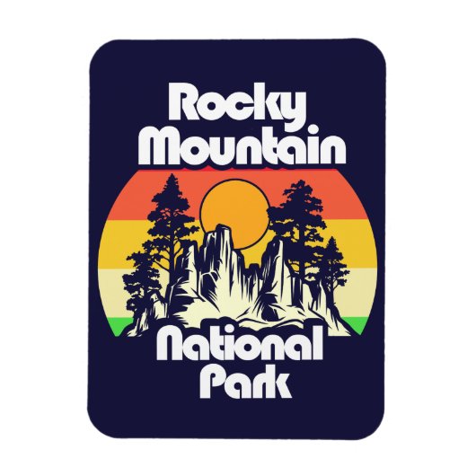 Nationaal park Rocky Mountain Magneet (Verticaal)