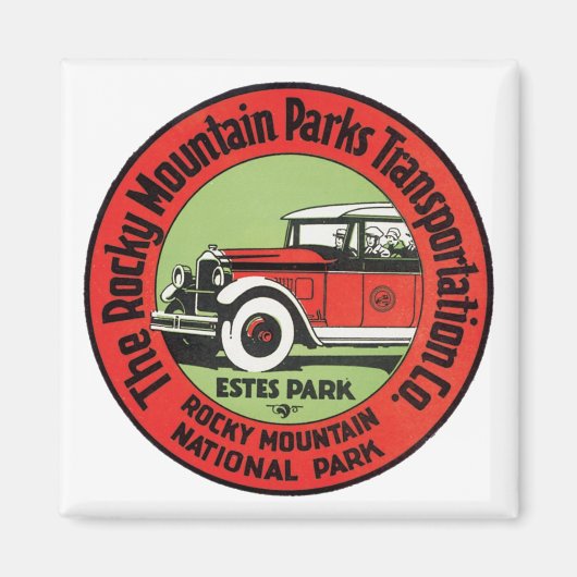 Nationaal park Rocky Mountain Magneet (Voorkant)