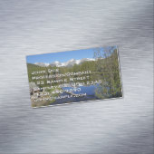 Nationaal park Rocky Mountain Magnetisch Visitekaartje (Voorbeeld)