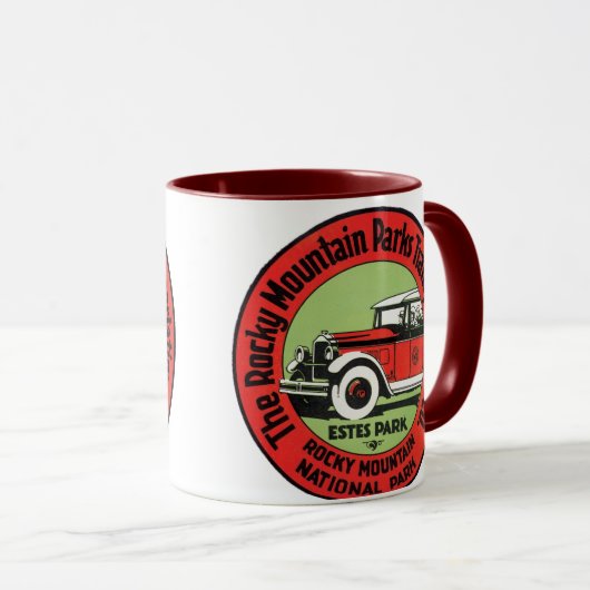 Nationaal park Rocky Mountain Mok (Voorkant rechts)