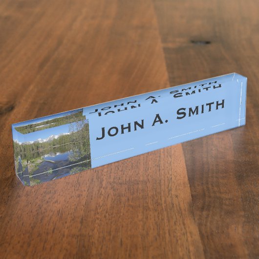 Nationaal park Rocky Mountain Naambordje (Zijkant)