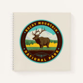 Nationaal park Rocky Mountain Notitieboek (Voorkant)