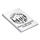 Nationaal park Rocky Mountain Notitieboek (Rechterzijde)