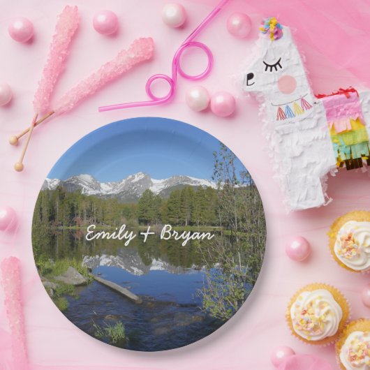 Nationaal park Rocky Mountain Papieren Bordje (Feest)