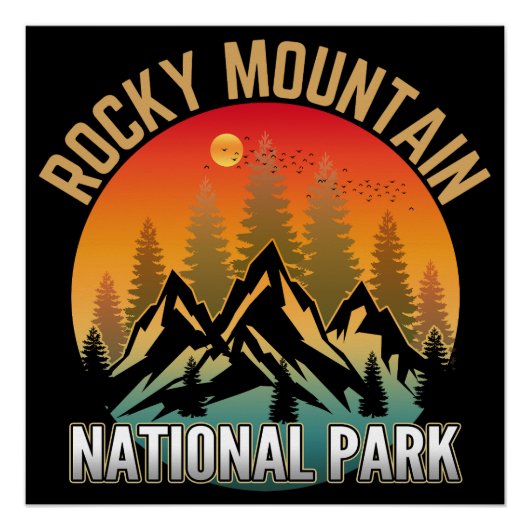 Nationaal park Rocky Mountain Perfect Poster (Voorkant)