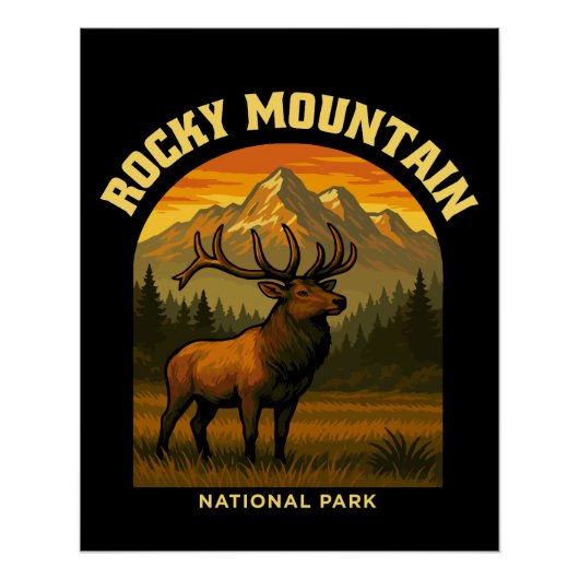 Nationaal park Rocky Mountain Perfect Poster (Voorkant)