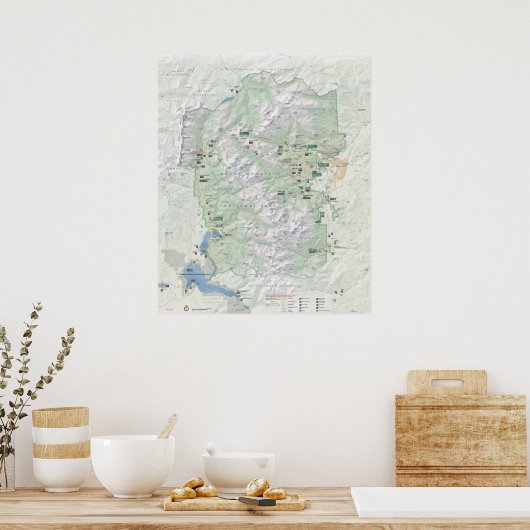 Nationaal park Rocky Mountain Poster (Keuken)