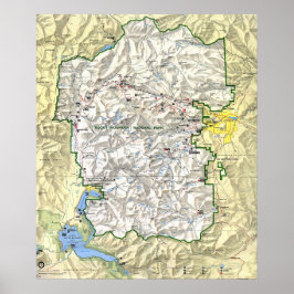Nationaal Park Rocky Mountain Poster