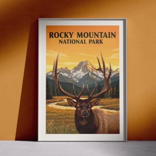 Nationaal Park Rocky Mountain Poster