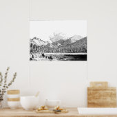 Nationaal park Rocky Mountain Poster (Keuken)