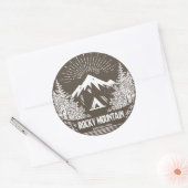 Nationaal park Rocky Mountain Ronde Sticker (Envelop)