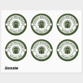 Nationaal park Rocky Mountain Ronde Sticker (Vel)