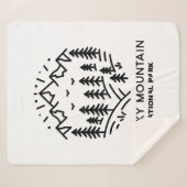 Nationaal park Rocky Mountain Sherpa Deken (Voorkant (horizontaal))