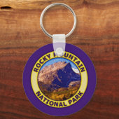 Nationaal park Rocky Mountain Sleutelhanger (Voorkant)