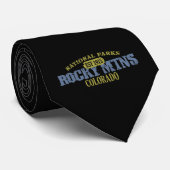 Nationaal park Rocky Mountain Stropdas (Opgerold)