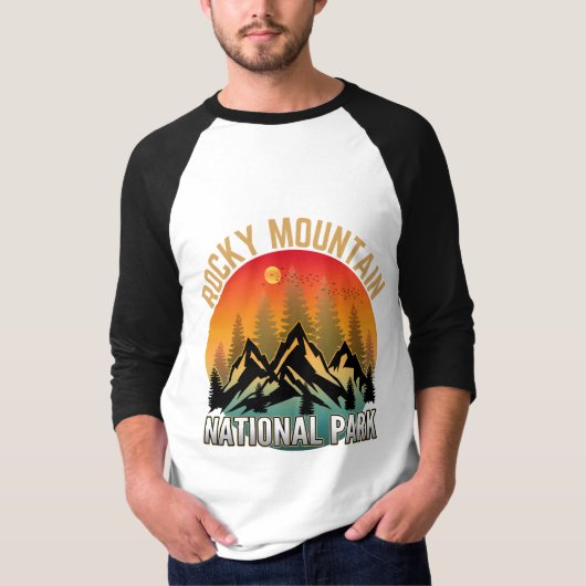 Nationaal park Rocky Mountain T-shirt (Voorkant)