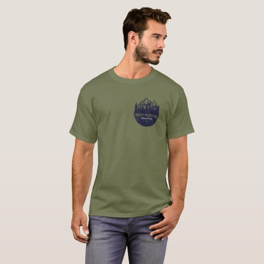 Nationaal park Rocky Mountain T-shirt (Voorkant volledig)