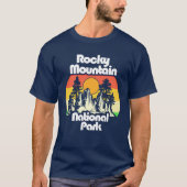 Nationaal park Rocky Mountain T-shirt (Voorkant)