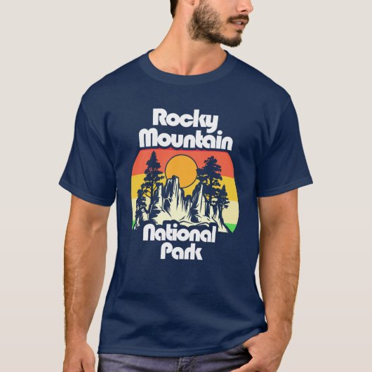 Nationaal park Rocky Mountain T-shirt (Voorkant)