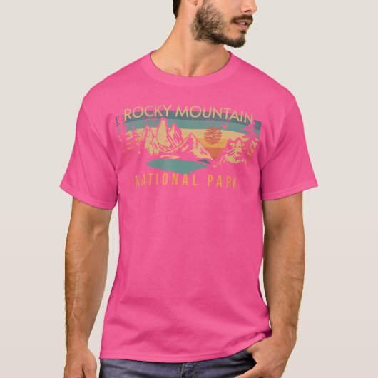 Nationaal park Rocky Mountain T-shirt (Voorkant)